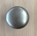 Sileä nuppi, väri: antiikkihopea, 30 mm