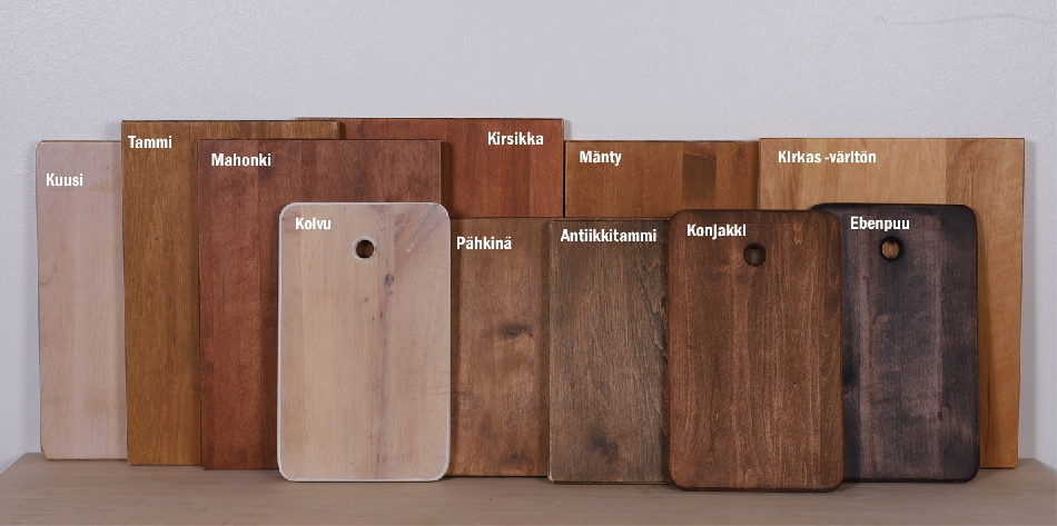 Pintakäsittely hattuhylly  tyyppi 3